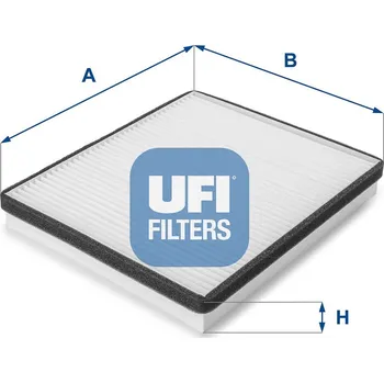 Ventilátor topení a klimatizace Filtr, vzduch v interiéru UFI 53.057.00