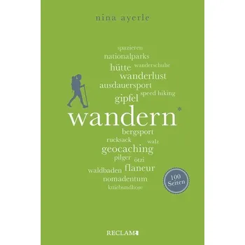 Literární cestopis Wandern. 100 Seiten - Ayerle, Nina