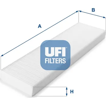 Ventilátor topení a klimatizace Filtr, vzduch v interiéru UFI 53.156.00