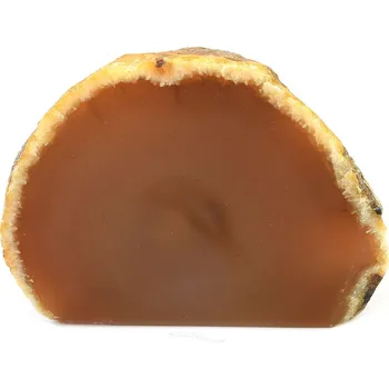 Sběratelství Geoda achát karamelová z Brazílie 213g