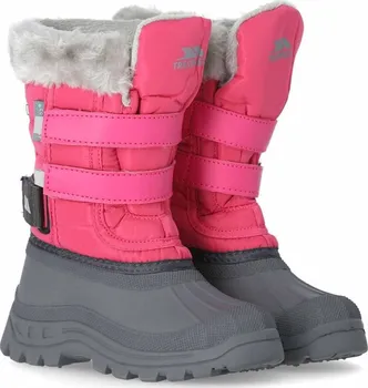 Dětská treková obuv Trespass Girls Fleece Lined Snow Boots Stroma II Pink Lady