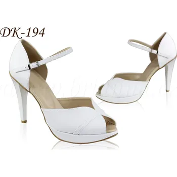 Dámské lodičky Svatební boty na zakázku - Model DK-194 P Velikost obuvi: 34