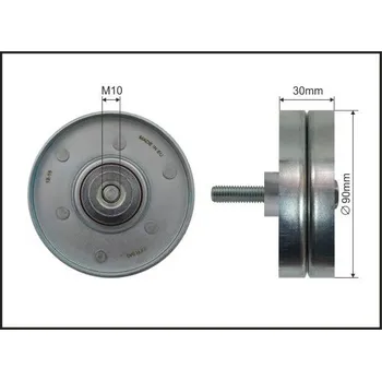 Vratná/vodicí kladka, klínový žebrový řemen CAFFARO 500269