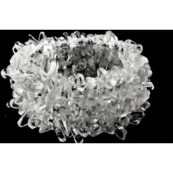 Šperkovnice Křišťál náramek sekaný široký