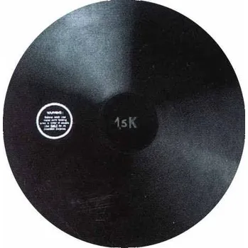 Atletický disk Atletický gumový disk 1,5 kg