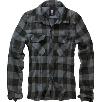 Brandit Checkshirt šedá/černá 5XL