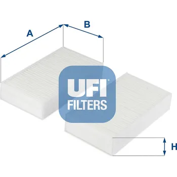 Ventilátor topení a klimatizace Filtr, vzduch v interiéru UFI 53.253.00