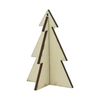 Dřevěná ozdoba stromeček