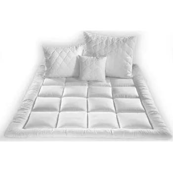 Polštář VÝHODNÝ SET-Přikrývka a polštář Normal 1000 g, bílá, 135 x 200 + 70 x 90 cm