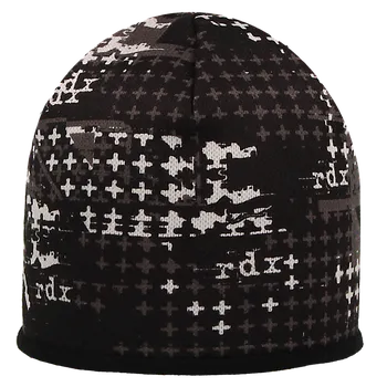 Kojenecká čepice RDX Chlapecká podšitá čepice Merino Křížky Bílá Vel. 6