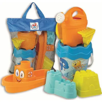 Hračka na písek Androni Sada na písek šťastná rybka v cestovní tašce