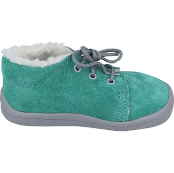 Dívčí tenisky Beda Barefoot - Sam - zimní boty s membránou-tkaničky 21