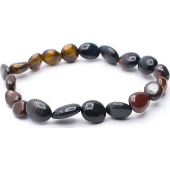 Náramek Milujeme Kameny Náramek pánský čočky - Tygří, býčí a sokolí oko NPCK964 248771