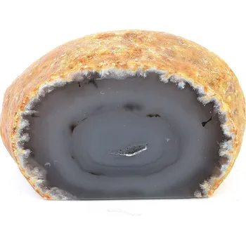 Přírodní kámen Achát geoda s mini dutinkou 274g