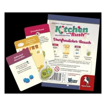 Desková hra Kitchen Rush, Unerfreulicher Besuch (Spiel-Zubehör): Mini-Erweiterung – Dávid Turczi,Vangelis Bagiartakis (DE)