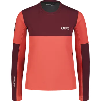 Dámská mikina Dámská softshellová mikina NORDBLANC COVE NBSSL7656 ČERVENÝ KORÁL 34