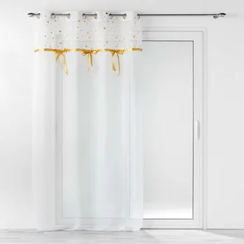 Záclona Douceur d'intérieur Záclona s kroužky STELLY, 140 x 240 cm