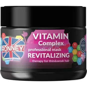 Vlasová regenerace RONNEY Vitamin Complex Mask 300ml - revitalizační maska na tenké a slabé vlasy