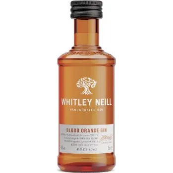 Gin Whitley Neill blood orange gin 0,05L 43% (holá láhev)