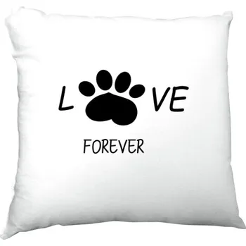 Polštář Polštář saténový s potiskem Polštář love