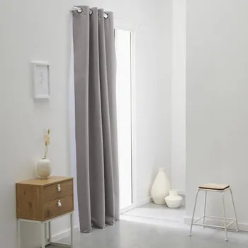 Today Závěs s kroužky Ultra Blackout, šedý, 140 x 240 cm