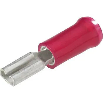 TE Connectivity 9-160313-5 faston zásuvka Šířka zástrčky: 6.3 mm Tloušťka konektoru: 0.8 mm 180 ° částečná izolace modrá 1 ks