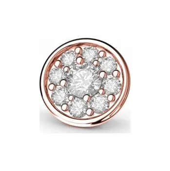 Přívěsek Elegantní briliantový přívěsek Heidy Materiál šperku: Růžové zlato