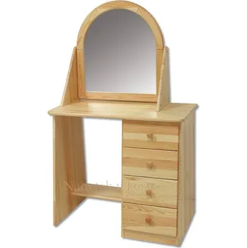 Komoda Toaletní stolek se zrcadlem DREWMAX LT108 pravý Barevné provedení: Ořech
