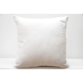 Povlak na dekorativní polštářek Bavlněný povlak bílé barvy na polštář 40x40 cm