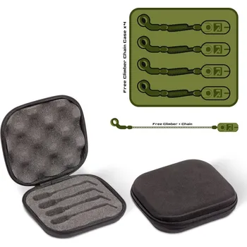 Pouzdro na prut Radical Free Climber Chain Case pouzdro x4 černá