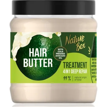 Vlasová regenerace Nature Box Avocado hloubkově regenerační maska 4v1 300 ml