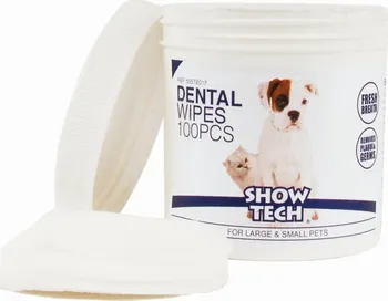 Péče o psí chrup Show Tech Ubrousky na čištění zubů 100 ks