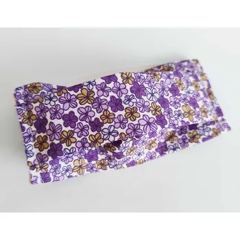 rouška Dětská rouška na obličej bavlněné pro děti 0-5 let kytičkové