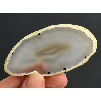 Přírodní kámen Achát plátek z Brazílie 26g