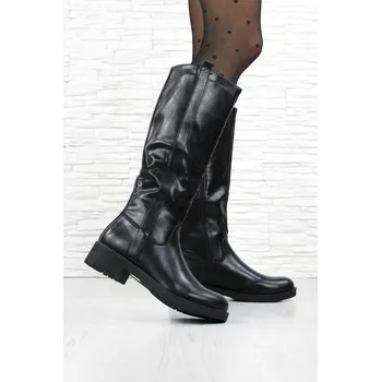 Dámské kozačky Balada Černé vysoké kozačky W177-1B Velikost: 36