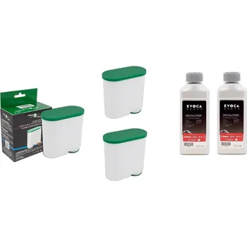 Filtr do kávovaru Filter Logic CFL-903B filtr 3 ks za Saeco/Philips AquaClean CA6903 + Saeco CA6700 odvápňovač 500 ml