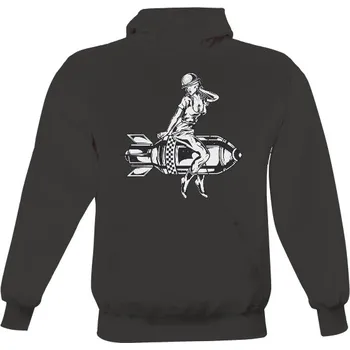 Pánská mikina Pánská mikina s kapucí s potiskem výbušná kombinace pánské