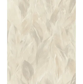 Tapeta Vliesová tapeta béžové listy 537338 / Tapety na zeď Curiosity (0,53 x 10,05 m) Rasch