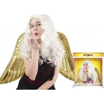 Karnevalový doplněk Paruka anděl dlouhé vlasy - dospělá