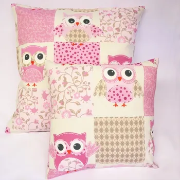 Dekorativní polštářek Dekorační povlak na polštář Sovičky 40*40 cm (Polštářek sovy, sova)