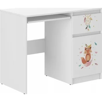 Dětský stůl Dětský psací stůl s rozkošnou liškou 77x50x96 cm