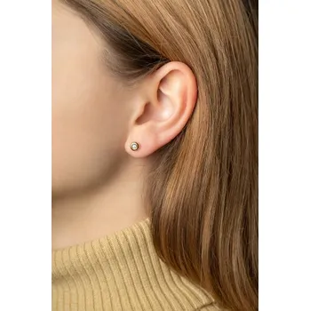 Náušnice Zlaté náušnice Amy se zirkony Materiál šperku: Žluté zlato