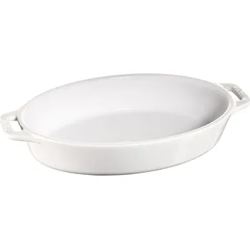 Staub keramická zapékací mísa oválná 23 cm/1,1 l bílá, 40511-158
