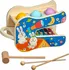 Hudební nástroj pro děti Lucy & Leo Hvězdné melodie sada s xylofonem + zatloukačka