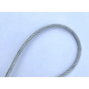 Lano Lano ocelové 12 mm, počet drátu 6x19M - FC, Zn.