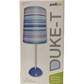 Lampička stolní lampa profilite DUKE-T modrá E27