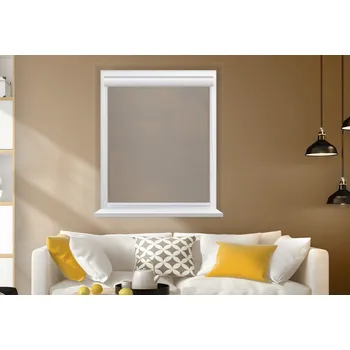 Roleta Rolux Vnitřní zastiňující látková roleta Color hit Tmavě šedá (BERLIN 0600), 1000 mm, 600 mm