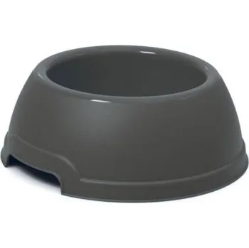 Miska pro psa Plastová miska s protiskluzem Argi - černá - 750ml
