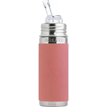 Láhev Pura Termo láhev s brčkem 260 ml rose