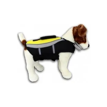 Obleček pro psa ALCOTT neonová plovací vesta, žlutá, velikost XL